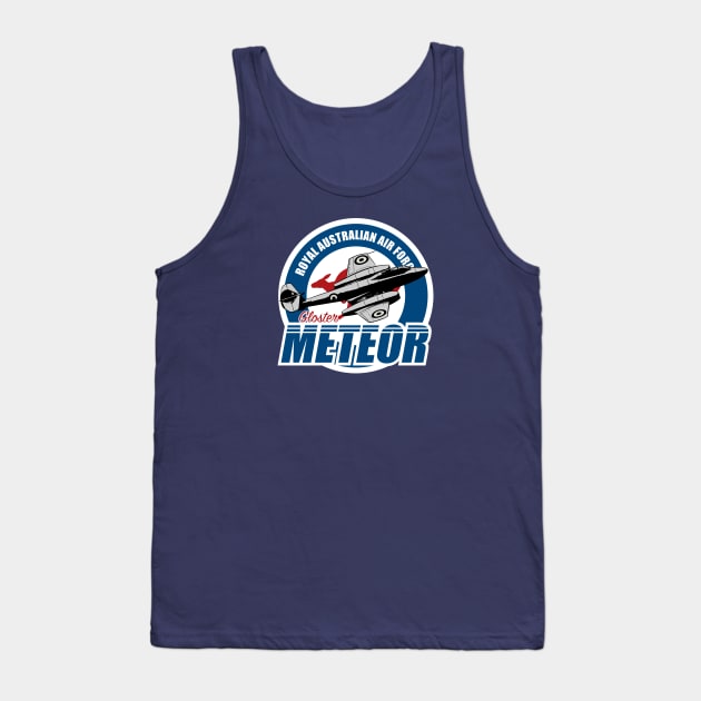 RAAF Gloster Meteor Tank Top by Tailgunnerstudios